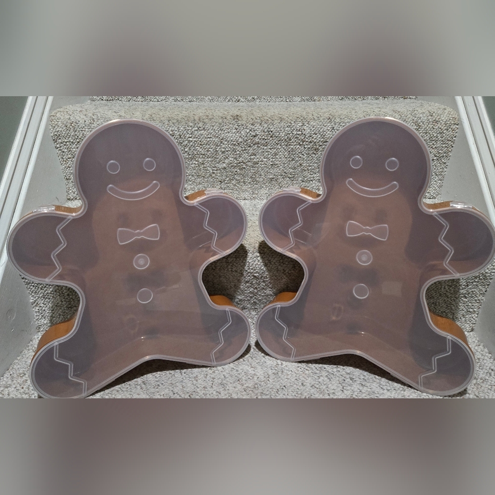 Gingerbread Containers- Set of 2